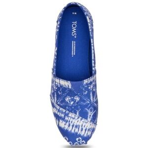 Toms Womens Alpargata Ultramarine Patchwork Batik Print